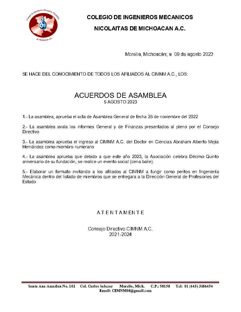Convocatoria