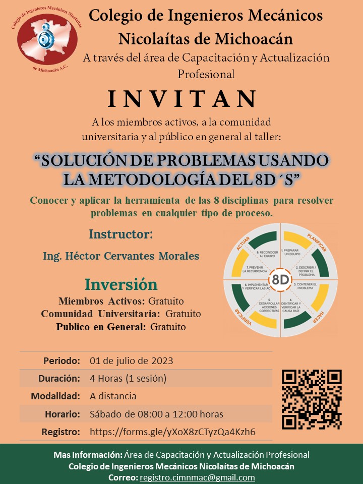 Curso de metodolog&iacute;a 8D